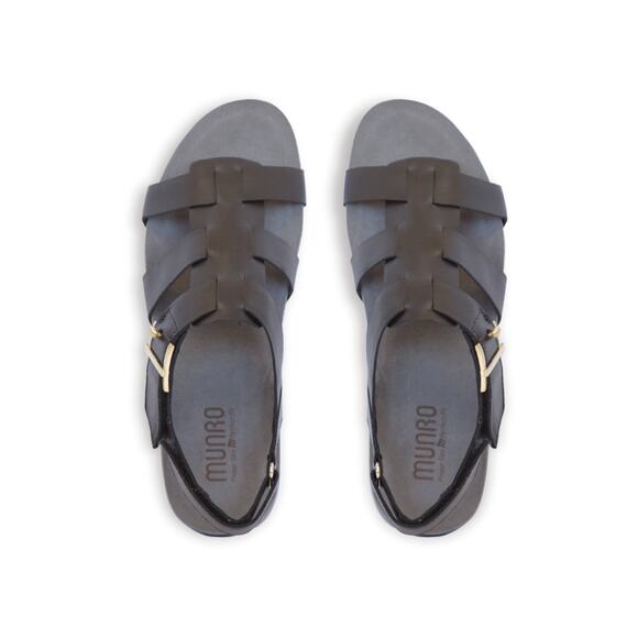 MUNRO the Flynn black fisherman style on a platform size 10.5 - Picture 1 of 9